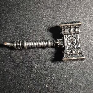 Double Sided Thor War Hammer Maul Steel Allow Necklace Pendant